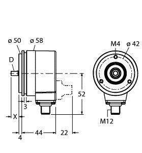 Turck Absolut Drehgeber 1 St. RS-24S10S-3C13B-H1181
