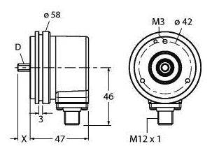 Turck Inkremental Drehgeber 1 St. Ri-10S10S-2B2048-H1181