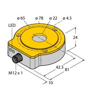 Turck Inkremental Drehgeber 1 St. RI360P0-QR24M0- 2500X2-H1181