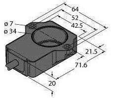 Turck Drehgeber 1 St. RI120P1-QR20-LU4X2