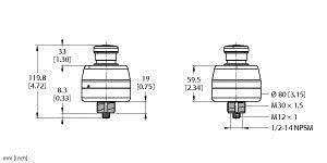 Turck SSA-EB1PLGR-12ECQ8 Not-Aus-Taster IP65 1St.
