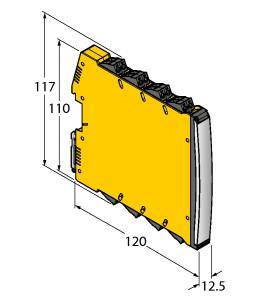 Turck IMX12-TI01-2RTDR- 2I-C0/24VDC Temperatur-Messverstärker 2-Kanalig 7580513
