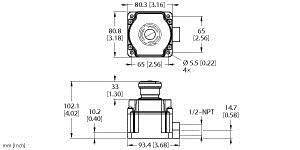Turck SSA-EB1PLYR-12ED1 Not-Aus-Taster IP65 1St.