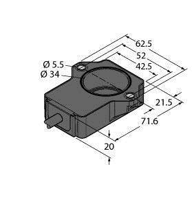 Turck Drehgeber 1 St. RI60P1-QR20-LU4X2