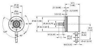 Turck Inkremental Drehgeber 1 St. REI-E-111TA0C-2B1024-C