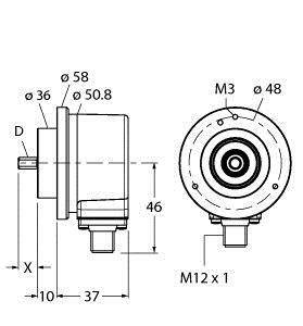 Turck Inkremental Drehgeber 1 St. REI-E-113T12C-2B1024-H1181