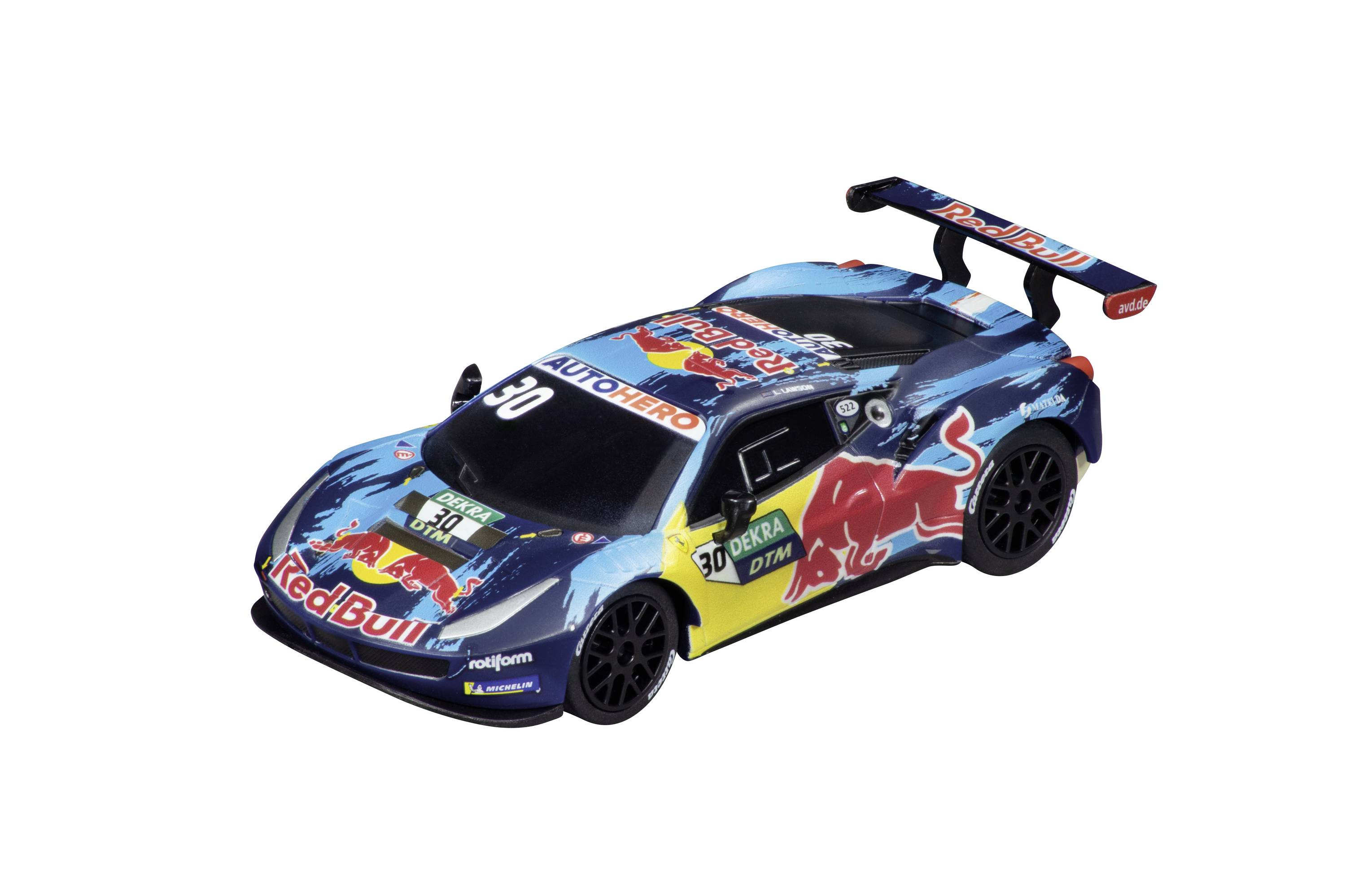 Carrera 20064197 GO!!! Auto Ferrari 488 GT3 Red Bull AF Corse, No.30