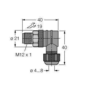 Turck 6914539 Sensor-/Aktor-Steckverbinder, unkonfektioniert 1St.
