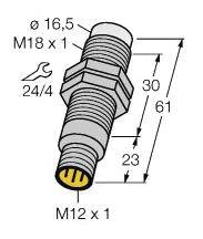 Turck Blitzleuchte M18GRY2PQ 3074051 Dauerlicht