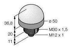 Turck Rundumleuchte K50LGRYBWPQ8 3076959 Dauerlicht