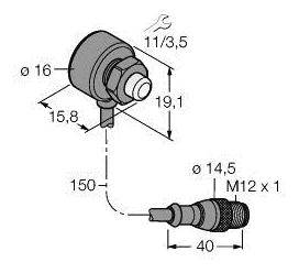 Turck Kennleuchte T8LGRXPQP 3076420 Dauerlicht