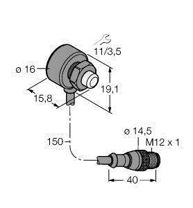 Turck Kennleuchte T8LGRXPQP 3076420 Dauerlicht