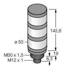 Turck Signalsäule 3010062 TL50YBRQ 1St.