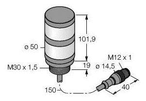 Turck Signalsäule 3083228 TL50GRQP 1St.