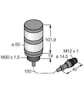 Turck Signalsäule 3083228 TL50GRQP 1St.