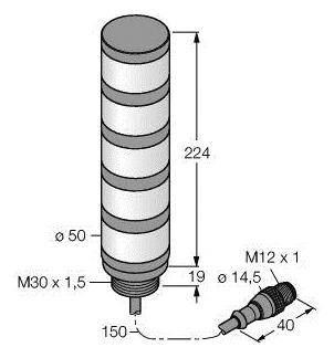 Turck Signalsäule 3083234 TL50WBGYRQP 1St.
