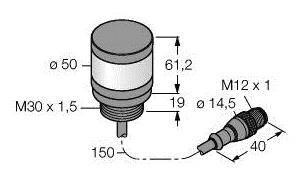 Turck Signalsäule 3014602 TL50HRQP 1St.