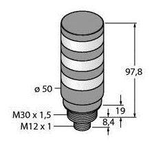 Turck Signalsäule 3091343 TL50CGYRQ 1St.