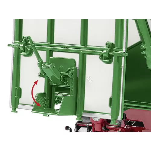 Wiking 077866 Spur 1 Anhänger Modell Kröger HKD 302, weiß Wiking 077866 Spur 1 Anhänger Modell Kröger HKD 302, weiß