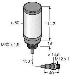 Turck Signalsäule 3014340 CL50XXYPQP 1St.