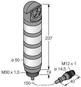 Turck Kombi-Signalgeber TL50BGYRALSQP