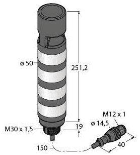 Turck Kombi-Signalgeber TL50HBGYRAOSQP