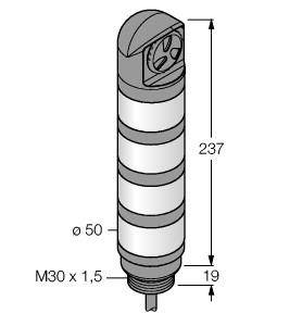 Turck Kombi-Signalgeber TL50BLZGBY2R1ALS3C
