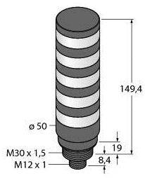Turck Signalsäule 3095127 TL50BLGYWBR2Q 1St.