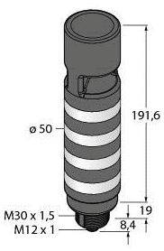 Turck Signalsäule 3088572 TL50BLBGYR1AOSQ 1St.