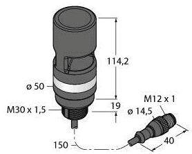 Turck Kombi-Signalgeber TL50BLR1AOS4QP