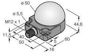 Turck Rundumleuchte K50FLOXXPQ 3086275 Dauerlicht