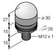Turck Rundumleuchte K30LXRYNQ 3078805 Dauerlicht