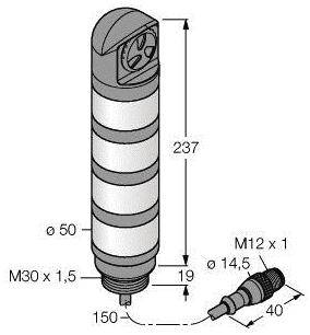 Turck Kombi-Signalgeber TL50GYRBALSCQP