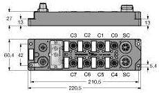 Turck FLDP-IM16-0001 6825326 Sensor/Aktorbox aktiv 1St.