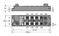 Turck FLDP-IOM84-0002 6825342 Sensor/Aktorbox aktiv 1St.