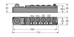 Turck SDPB-0002D-0002 6824060 Sensor/Aktorbox aktiv 1St.