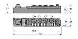 Turck SDPB-0008D-0001 6824061 Sensor/Aktorbox aktiv 1St.