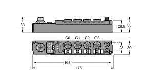 Turck SDPB-0202D-0003 6824068 Sensor/Aktorbox aktiv 1St.