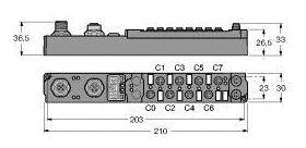 Turck SDPB-0404D-1003 6824423 Stand-alone-Modul 1St.