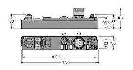 Turck SDPB-10S-0001 6824074 Sensor/Aktorbox aktiv 1St.