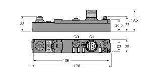 Turck SDPB-10S-0001 6824074 Sensor/Aktorbox aktiv 1St.