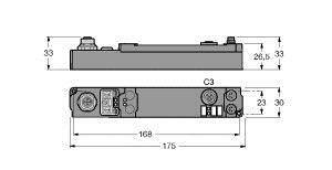 Turck SDPB-10S-0004 6824077 Sensor/Aktorbox aktiv 1St.