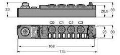Turck SDPB-40A-0009 6824040 Sensor/Aktorbox aktiv 1St.