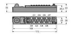Turck SDPL-0404D-0003 6824173 Koppelmodul 1St.