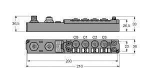 Turck SDPL-0404D-1004 6824451 Koppelmodul 1St.