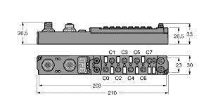 Turck SDNL-0404D-1003 6824457 Koppelmodul 1St.