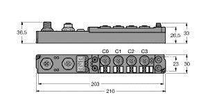 Turck SDNL-0404D-1004 6824453 Koppelmodul 1St.