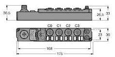 Turck SCOB-0404D-0006 6824141 Stand-alone-Modul 1St.
