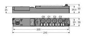 Turck SENL-0404D-0004 6824240 Koppelmodul 1St.