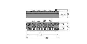Turck SNNE-0002D-0002 6824177 Sensor/Aktorbox passiv 1St.